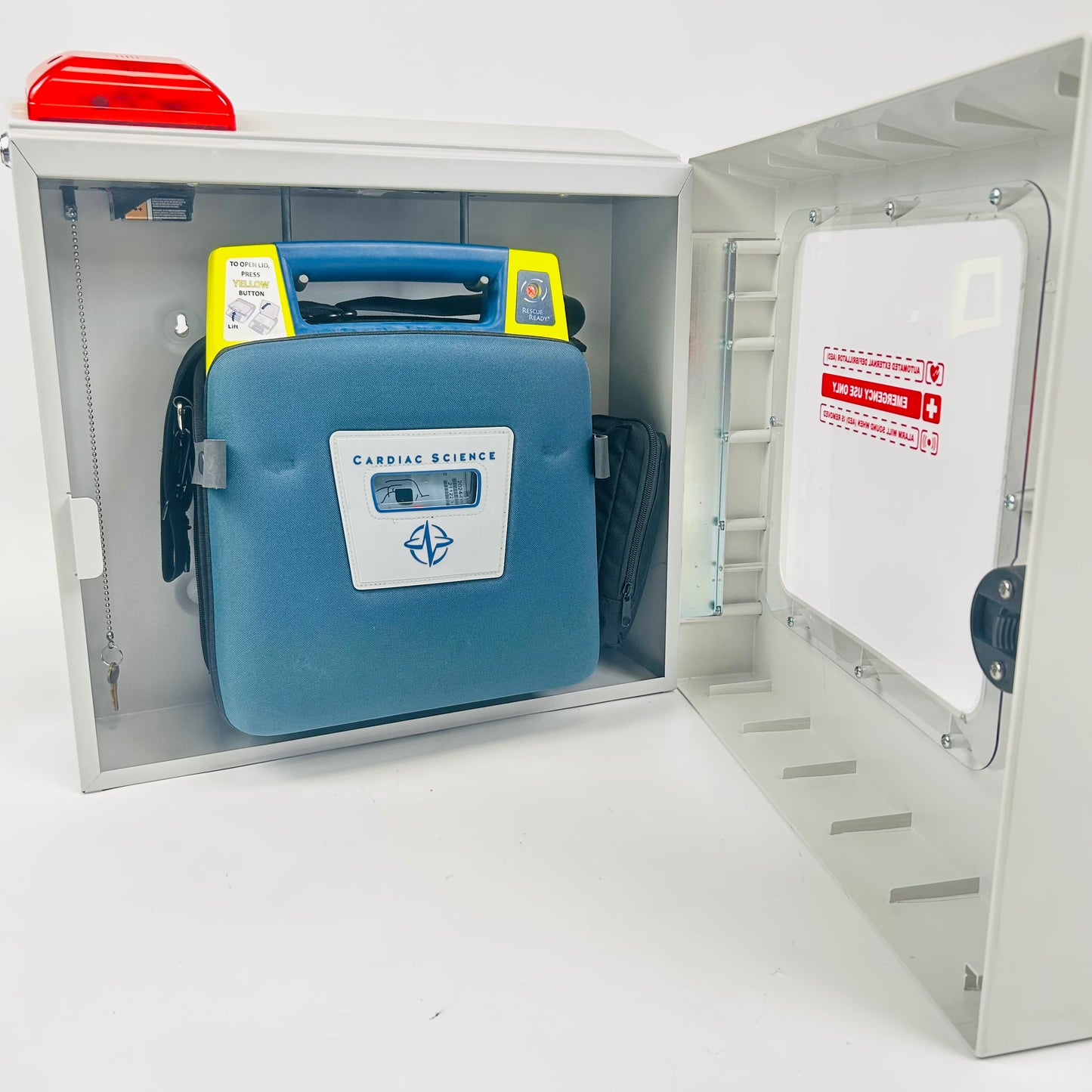 Cardiac Science Defibrillator with Box No Battery