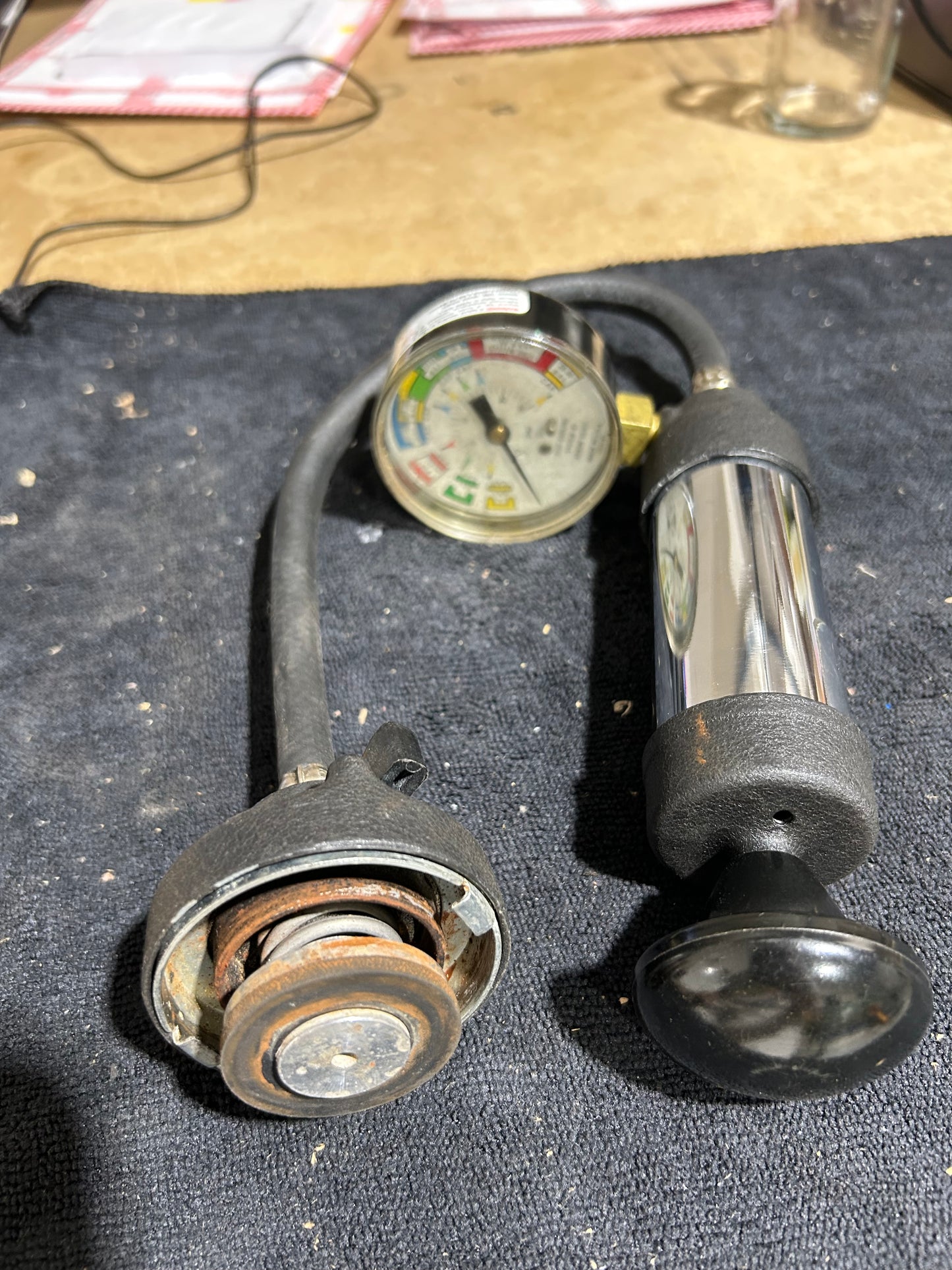 Stant Cooling System Tester, Metallic