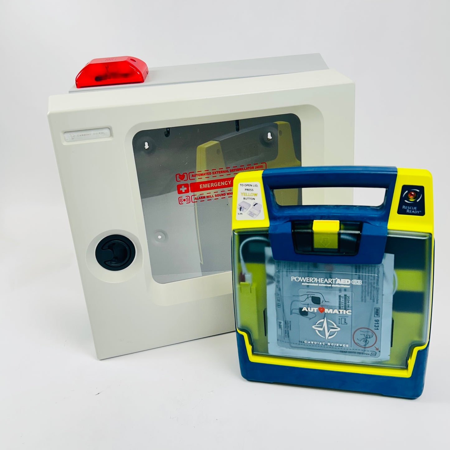 Cardiac Science Defibrillator with Box No Battery