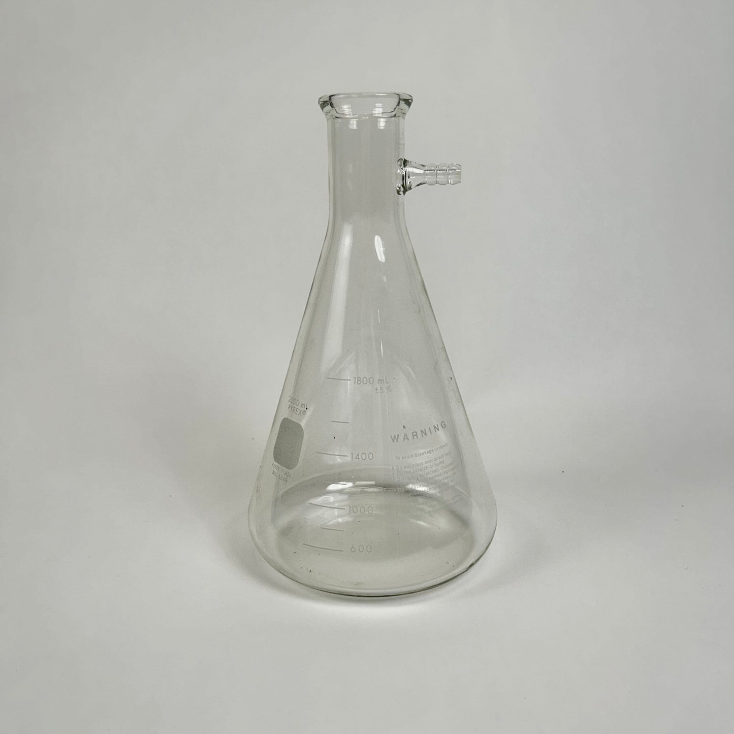 PYREX 5340 2000 ml Heavy Wall Borosilicate Glass5340 Filtering Flasks, with Sidearm