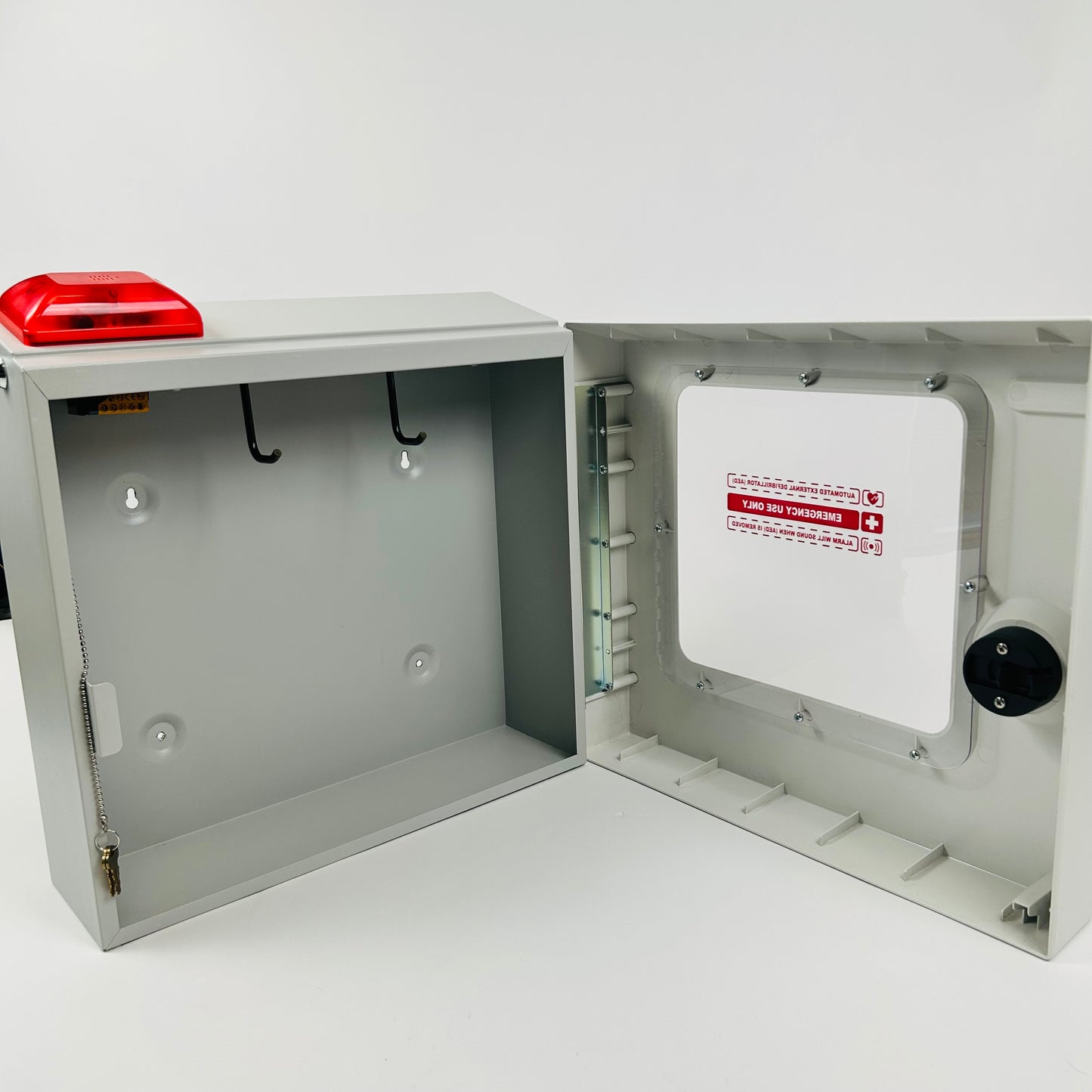 Cardiac Science AED Defibrillator and Box with Battery