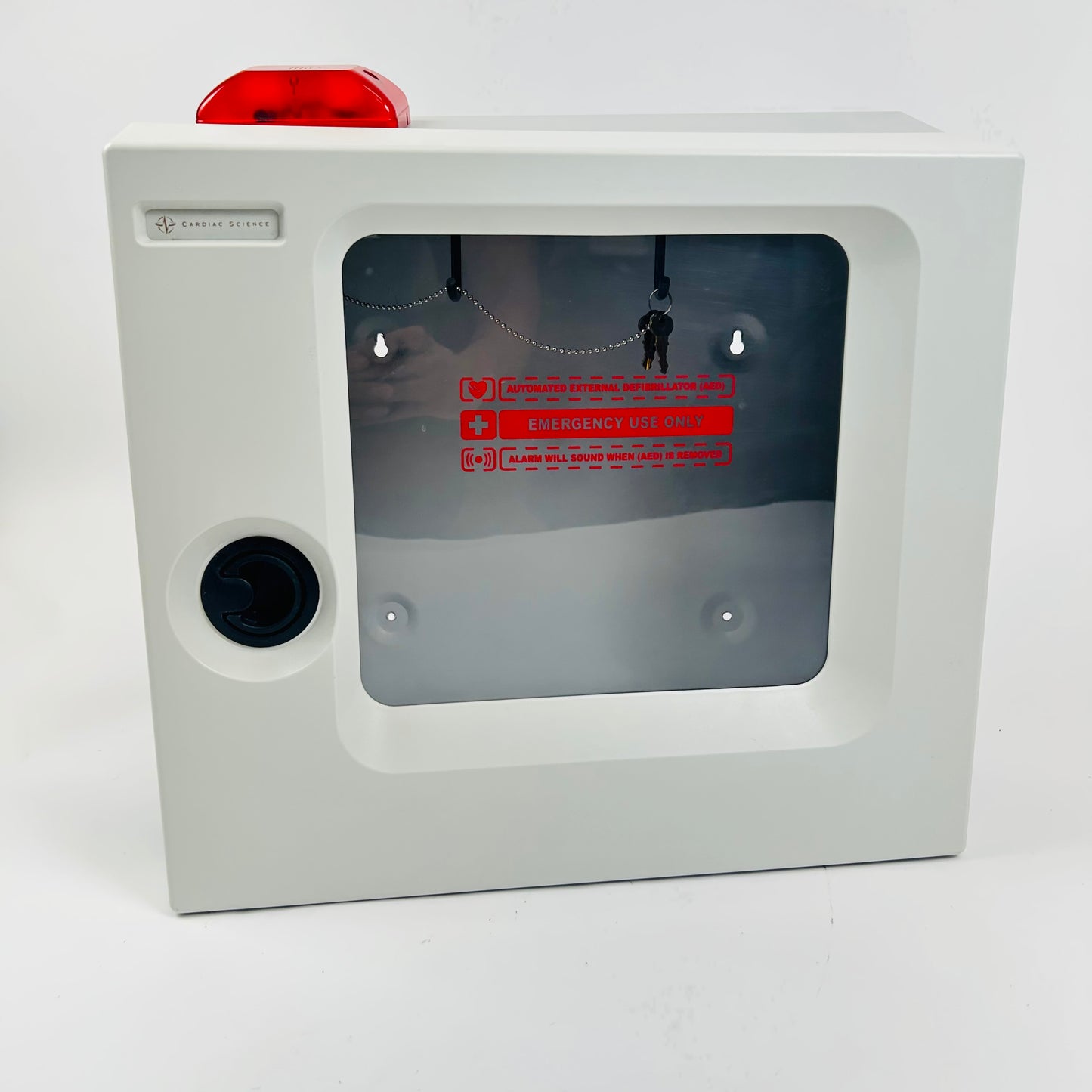 Cardiac Science AED Box and Defibrillator With Low Battery