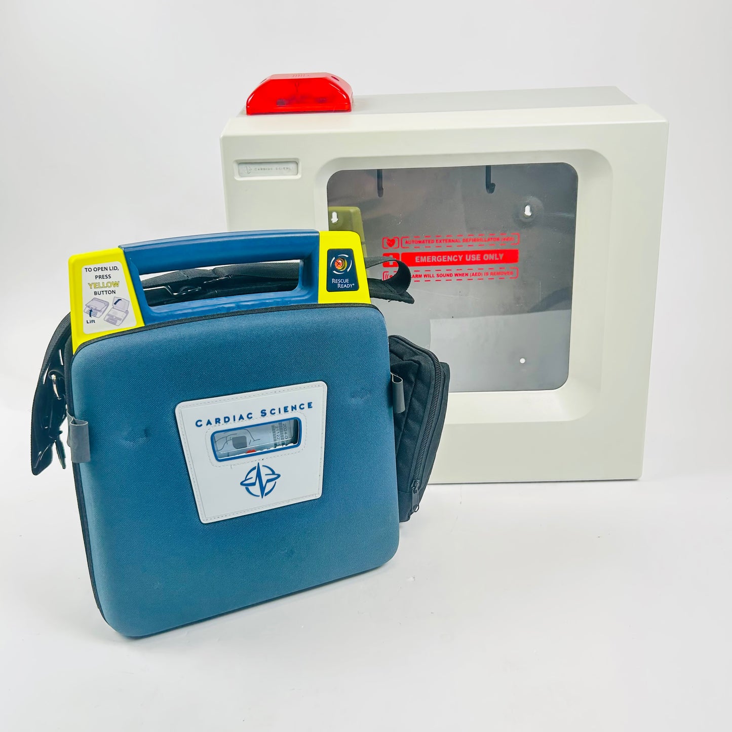Cardiac Science Defibrillator with Box No Battery