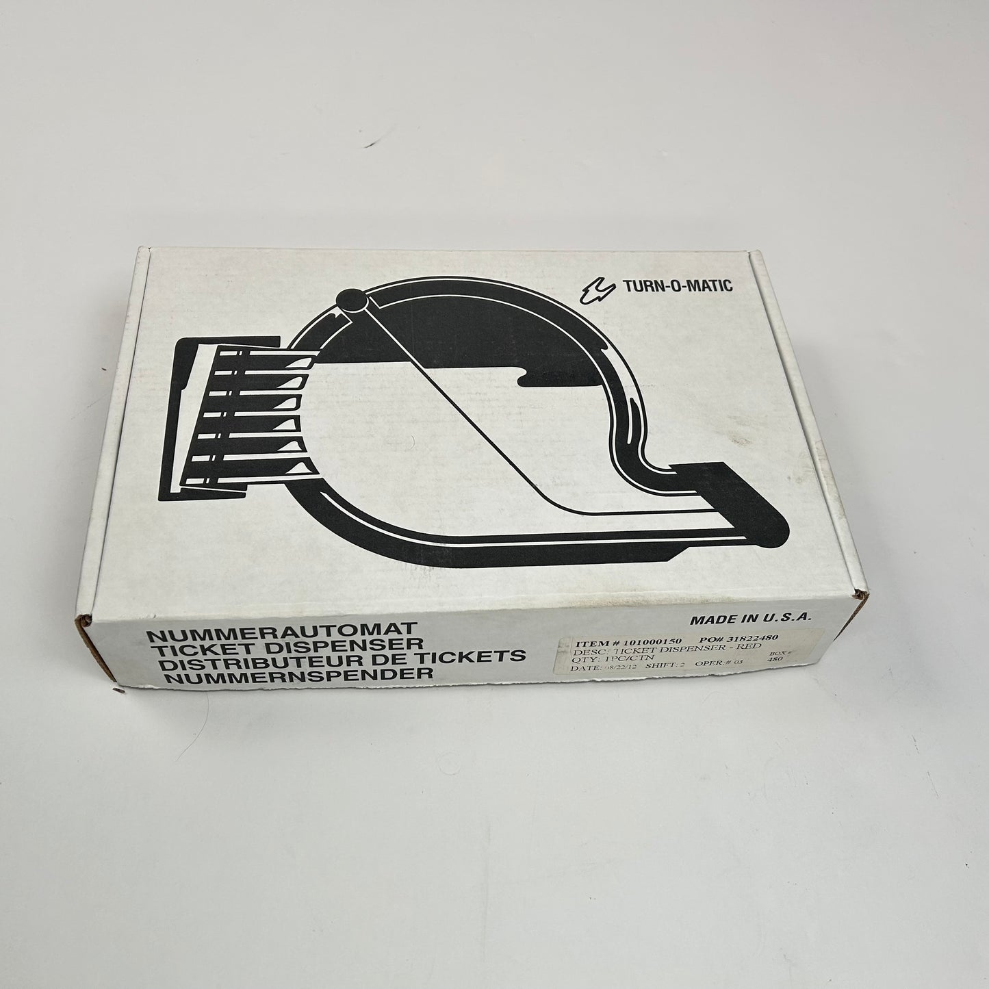 Turn-O-Matic Machine with Sign
