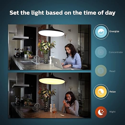 Hue Dimmer Switch with Remote V1, White 1 Pack Philips Controls On/Off and Dimming Of Hue Lights