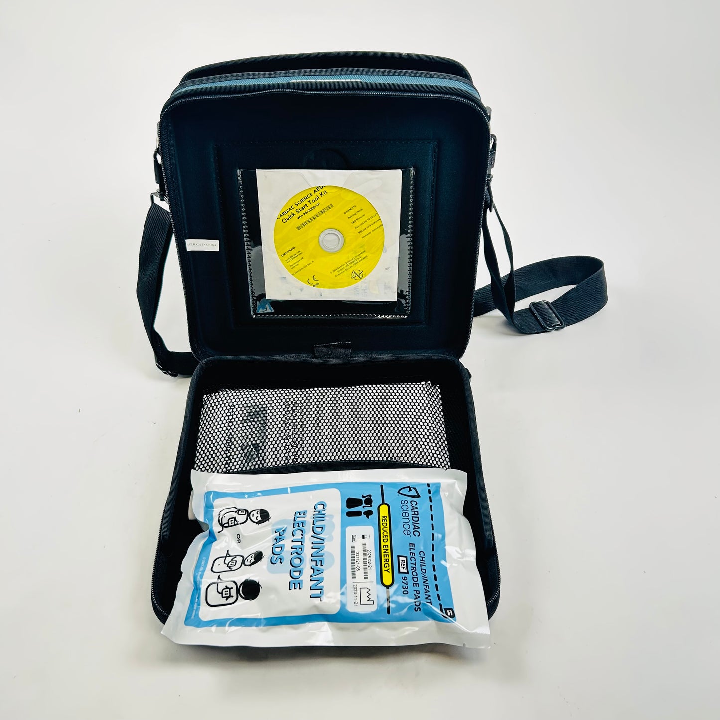 Cardiac Science Defibrillator with Box and battery