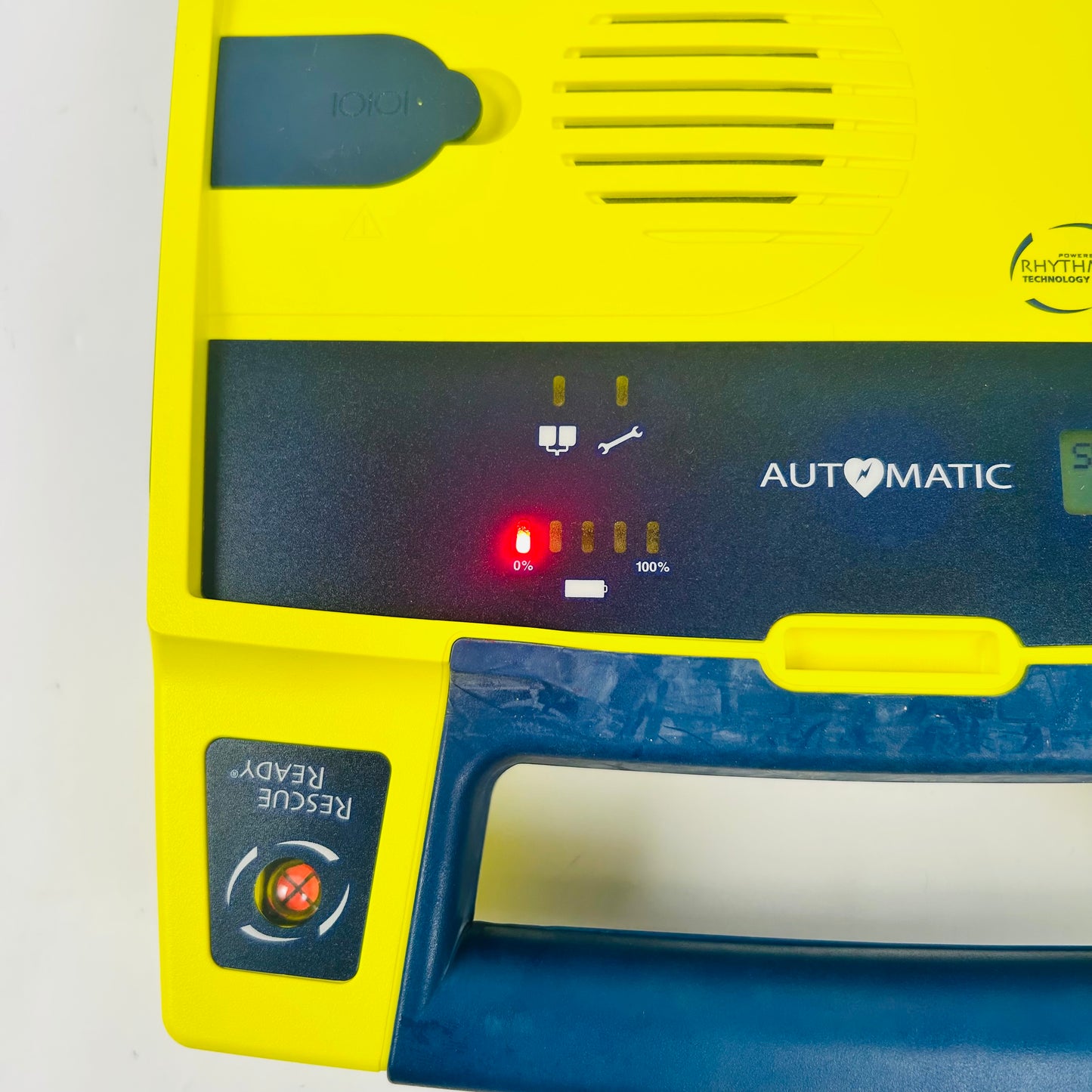 Cardiac Science AED Box and Defibrillator With Low Battery