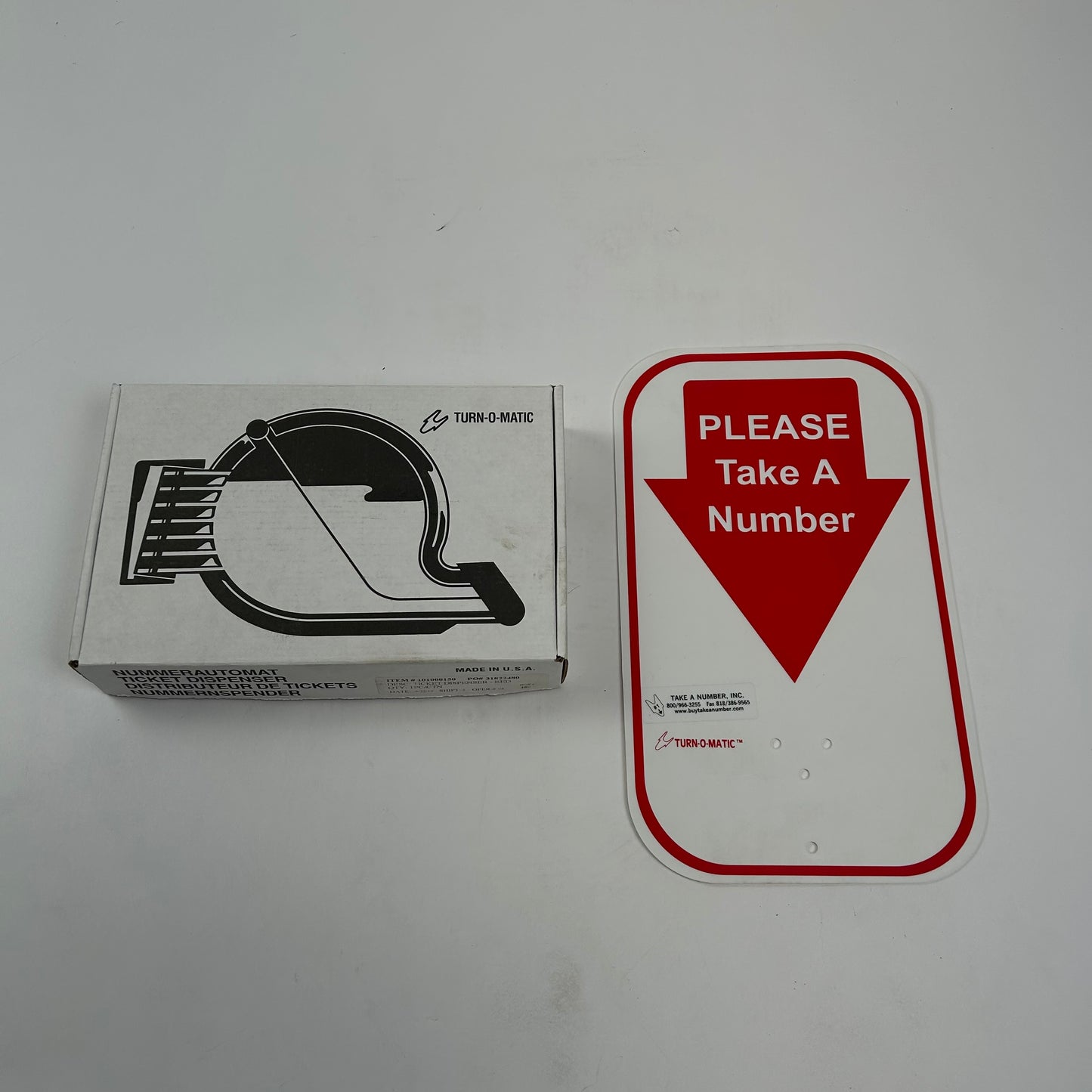 Turn-O-Matic Machine with Sign