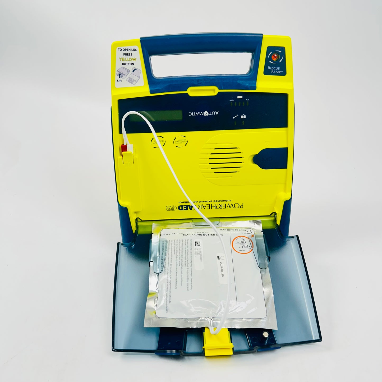 Cardiac Science Defibrillator with Box No Battery