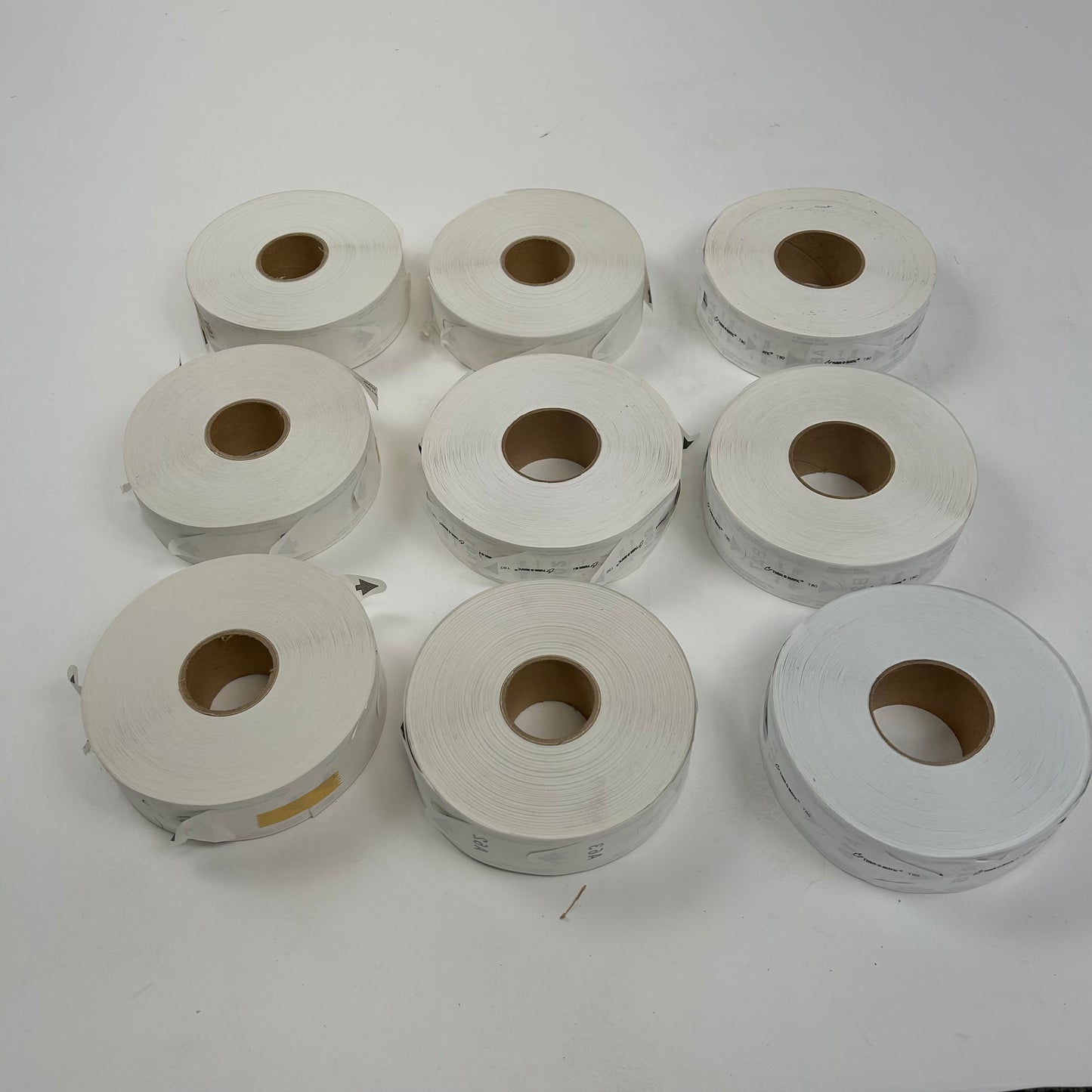 Turn-O-Matic White Tickets Open Package Lot of 9