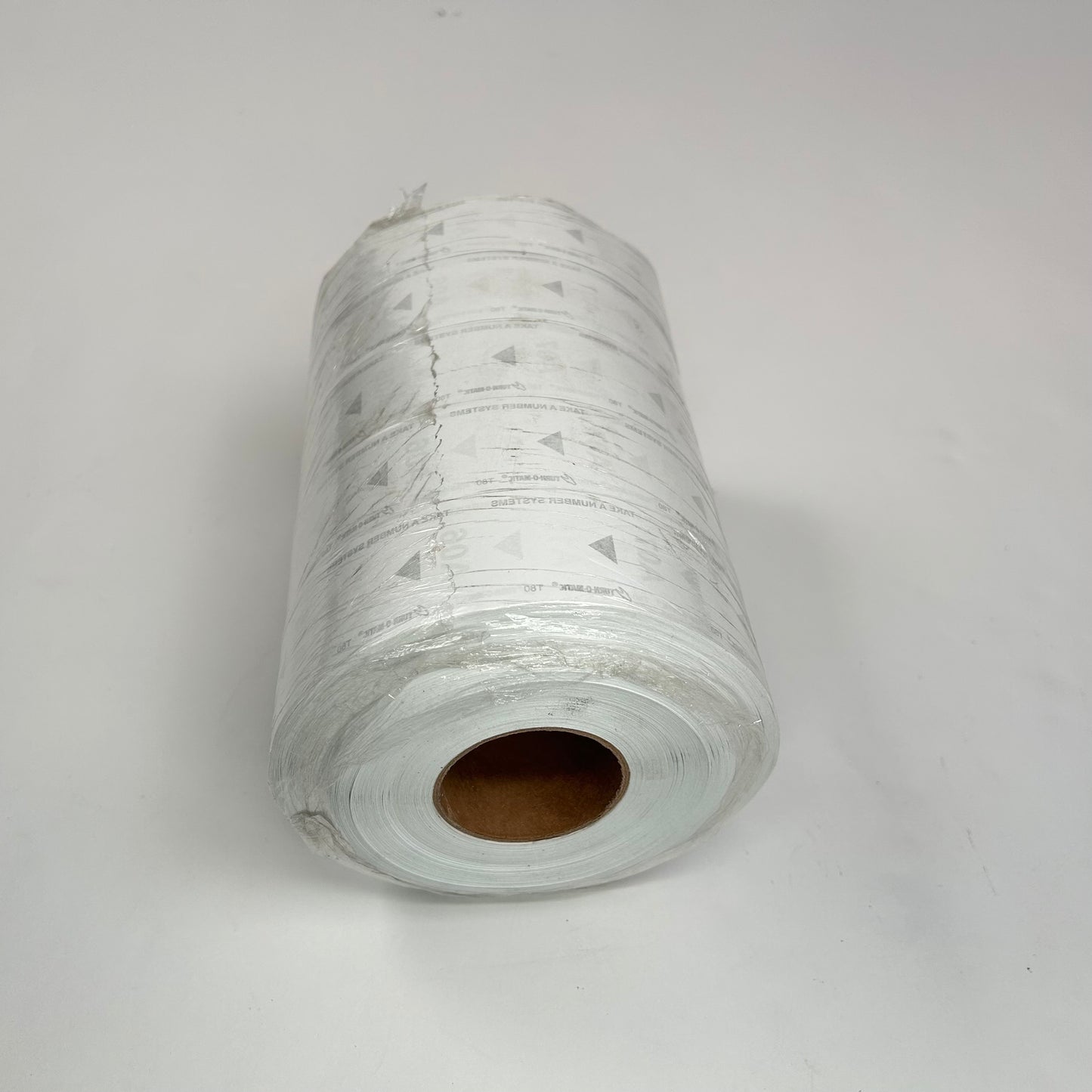 Turn-O-Matic Tickets White 5 Rolls Sealed Package