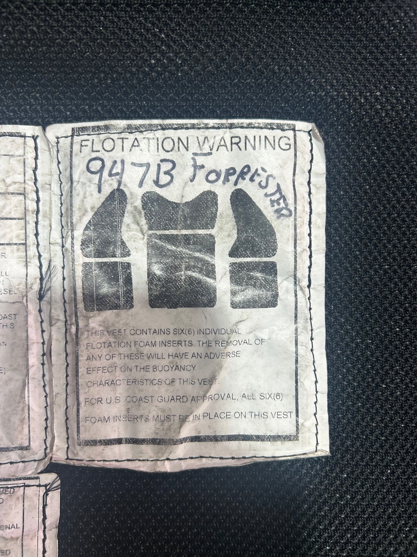 London Bridge Trading Co LBT-1620G-R (RH) Tactical Vest w/ Flotation, Black.