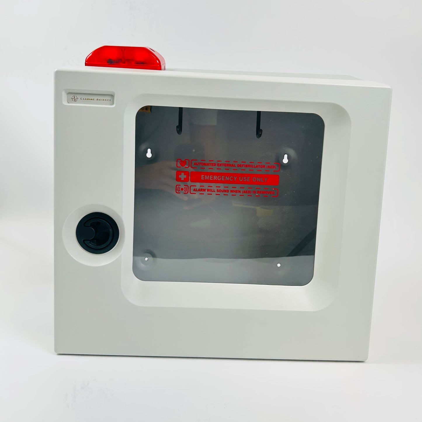 Cardiac Science AED Defibrillator and Box with Battery