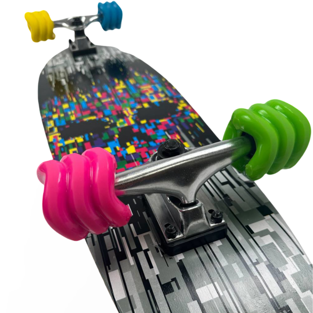 Shark Wheel Skull Skateboard