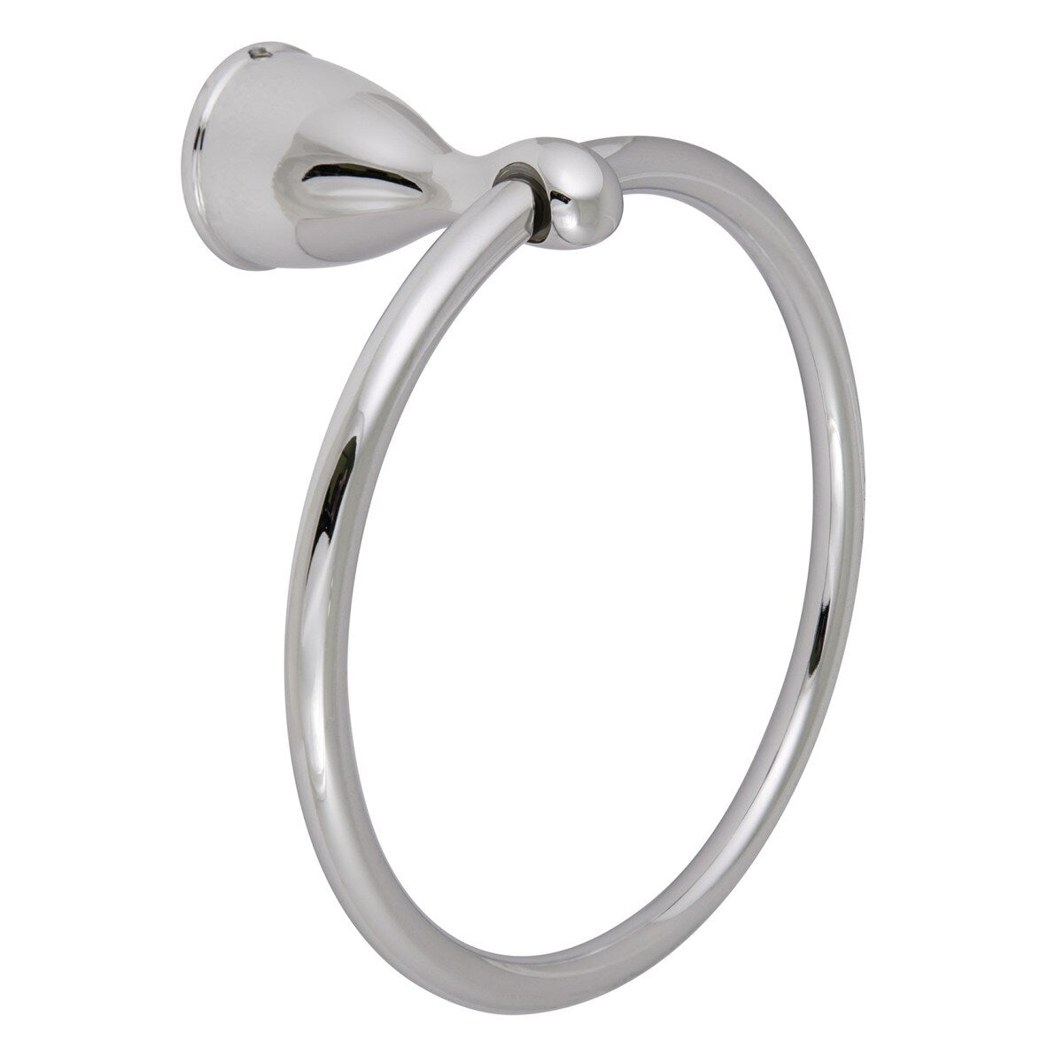 The Design House Ames Towel Ring in Polished Chrome