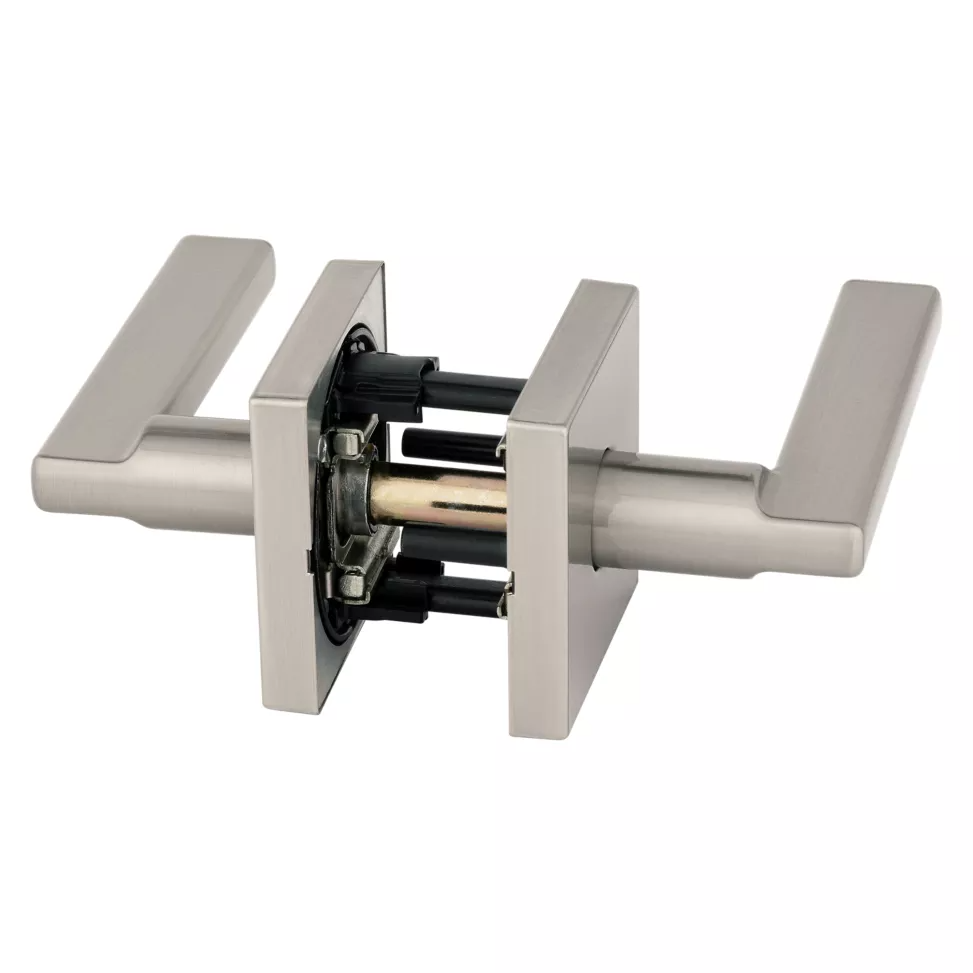 Kwikset Halifax Passage Door Lever Set Satin Nickel 720HFLSQT-15