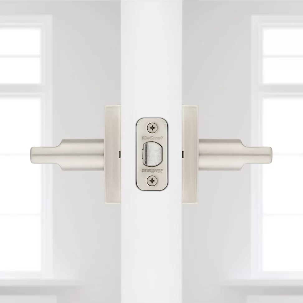 Kwikset Halifax Passage Door Lever Set Satin Nickel 720HFLSQT-15