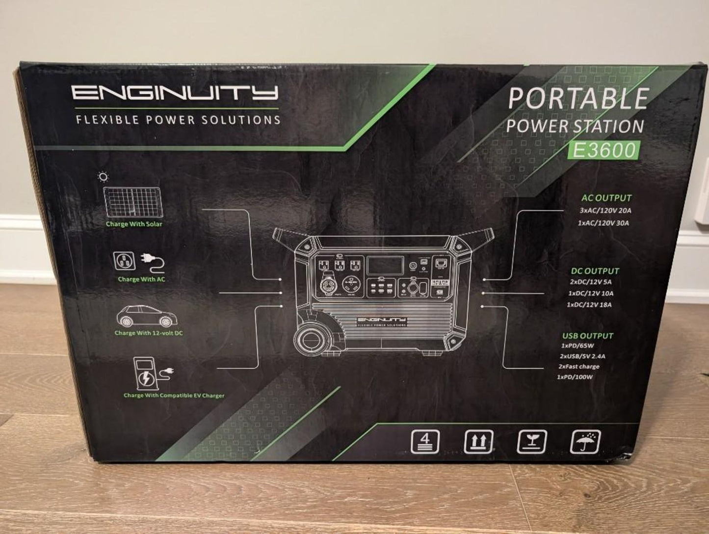 Enginuity Power Products E3600 Portable Power Station