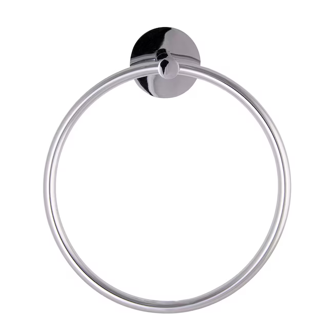 The Design House Calisto Graz Towel Ring in Chrome