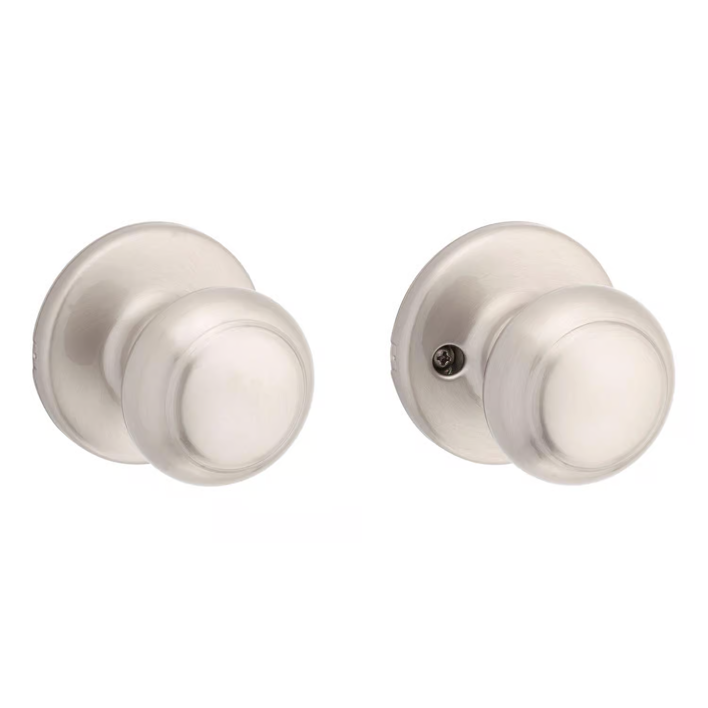 Kwikset Cove Satin Nickel Passage Door Knob