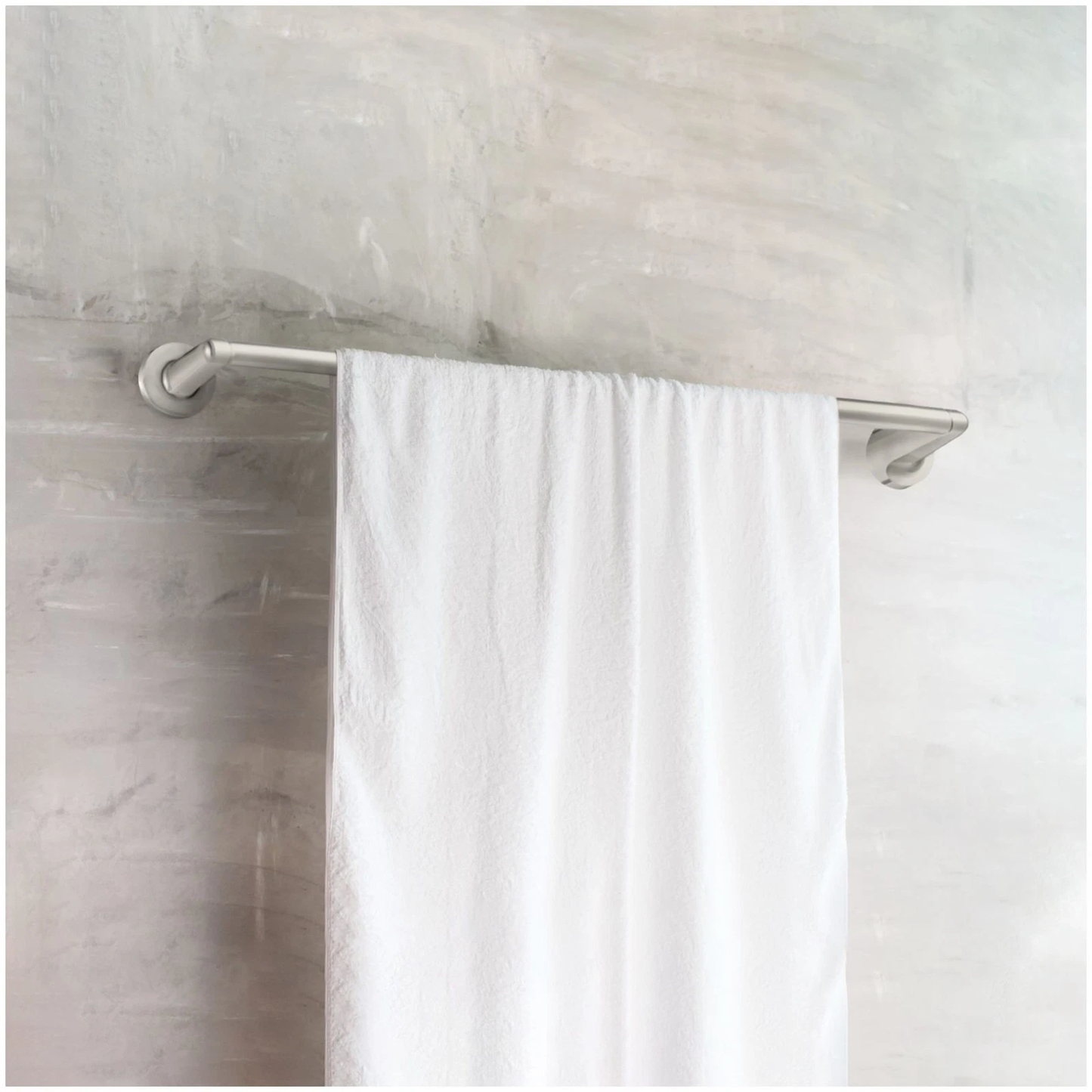 Design House Alta Bay Wall-Mount Towel Bar in Brushed Nickel, 24-Inch