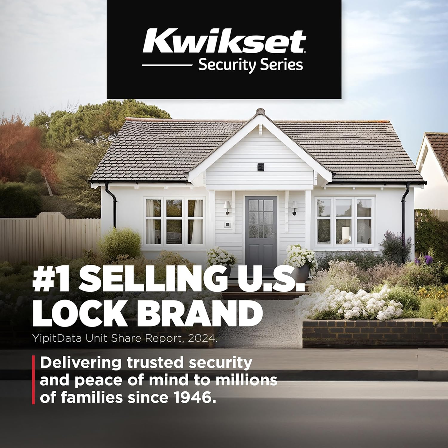 Kwikset Cove Satin Nickel Passage Door Knob