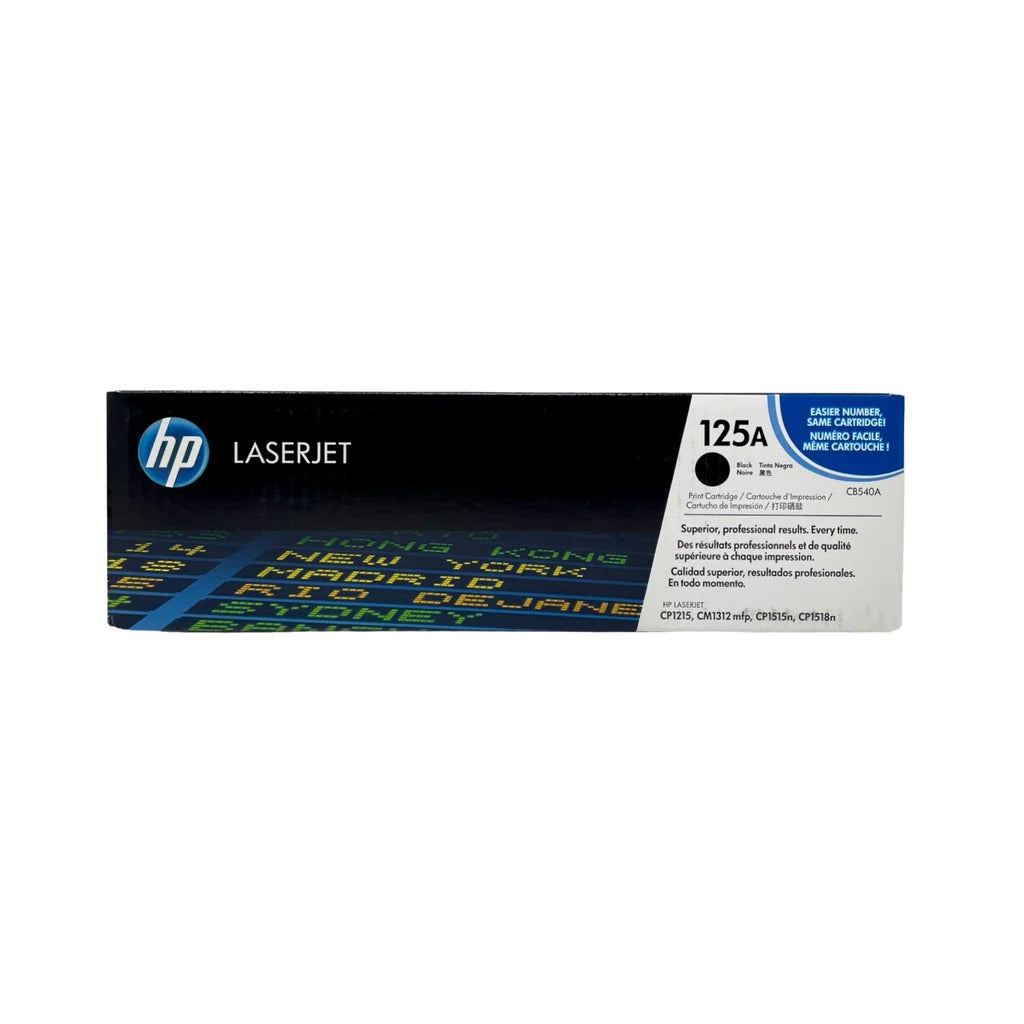 HP 125A LaserJet CB540AD Black HP toner cartridge NEW Sealed
