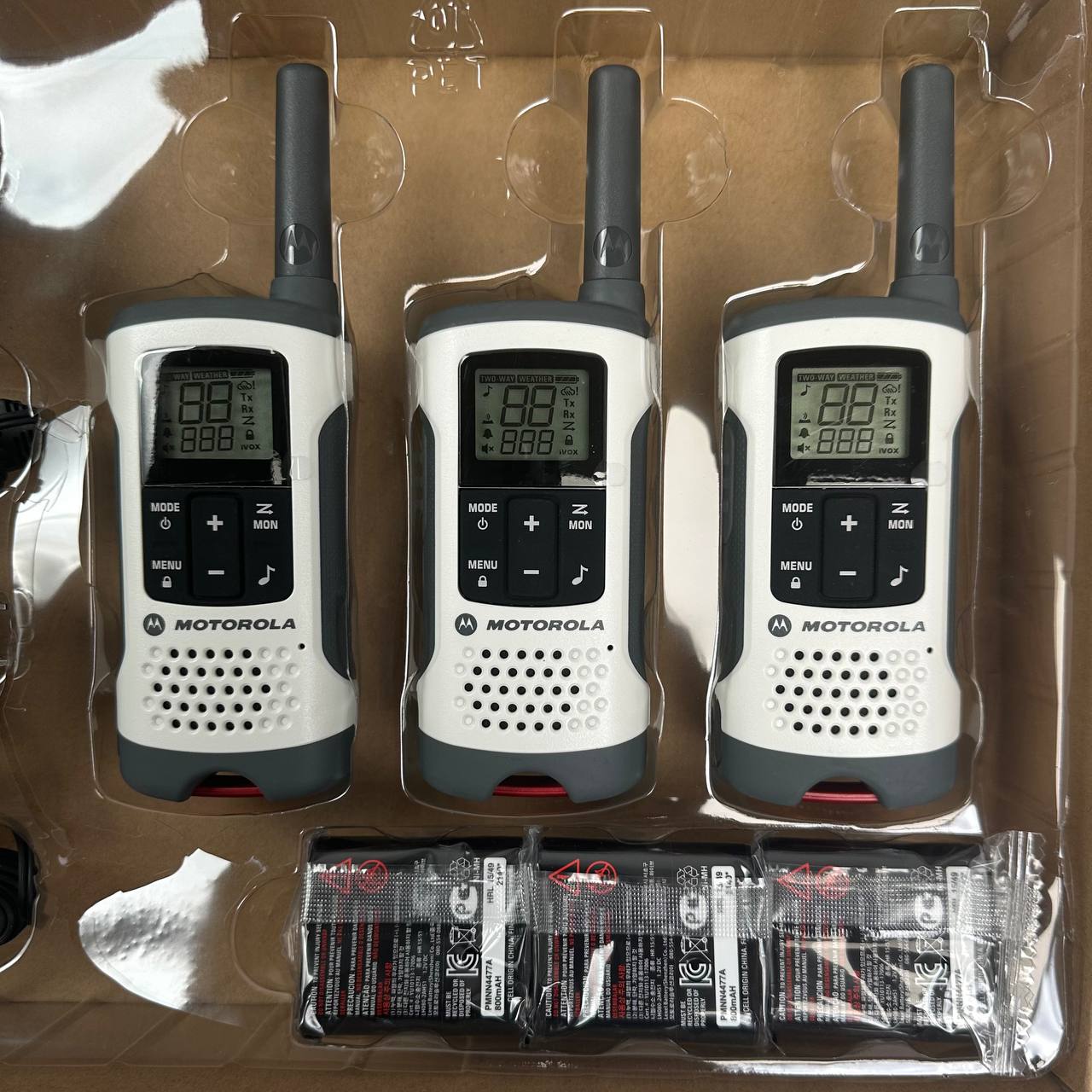 Motorola T260TP Talkabout Radio, 3 Pack