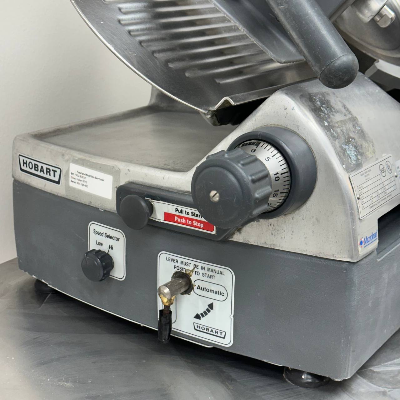 Hobart 2712 Automatic Meat Slicer – 12"