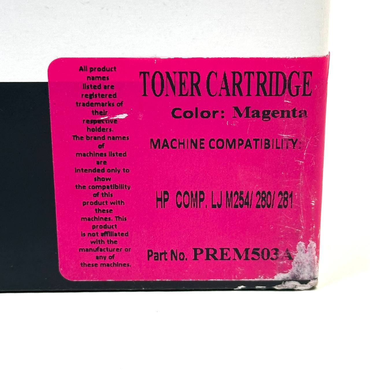 New Compatible Toner Cartridge Magenta for us in HP laser jet M254, M280, M281 202A