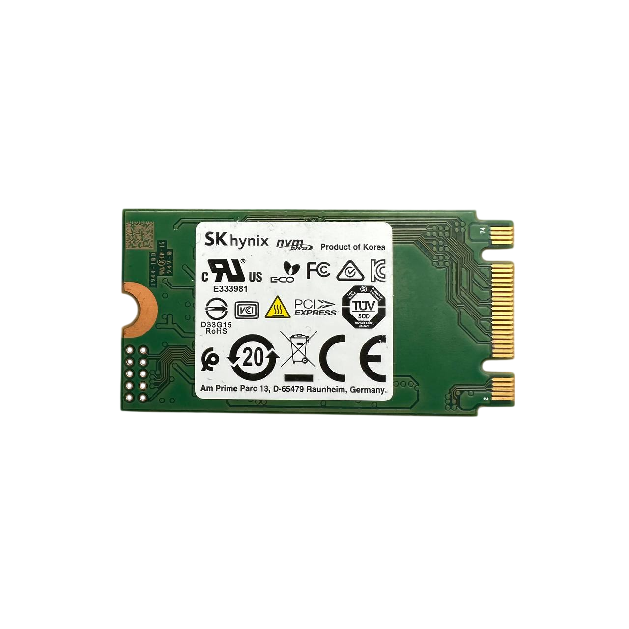 SK Hynix 2242 NVMe 256GB SSD (HFM256GDHTNG-8510B)