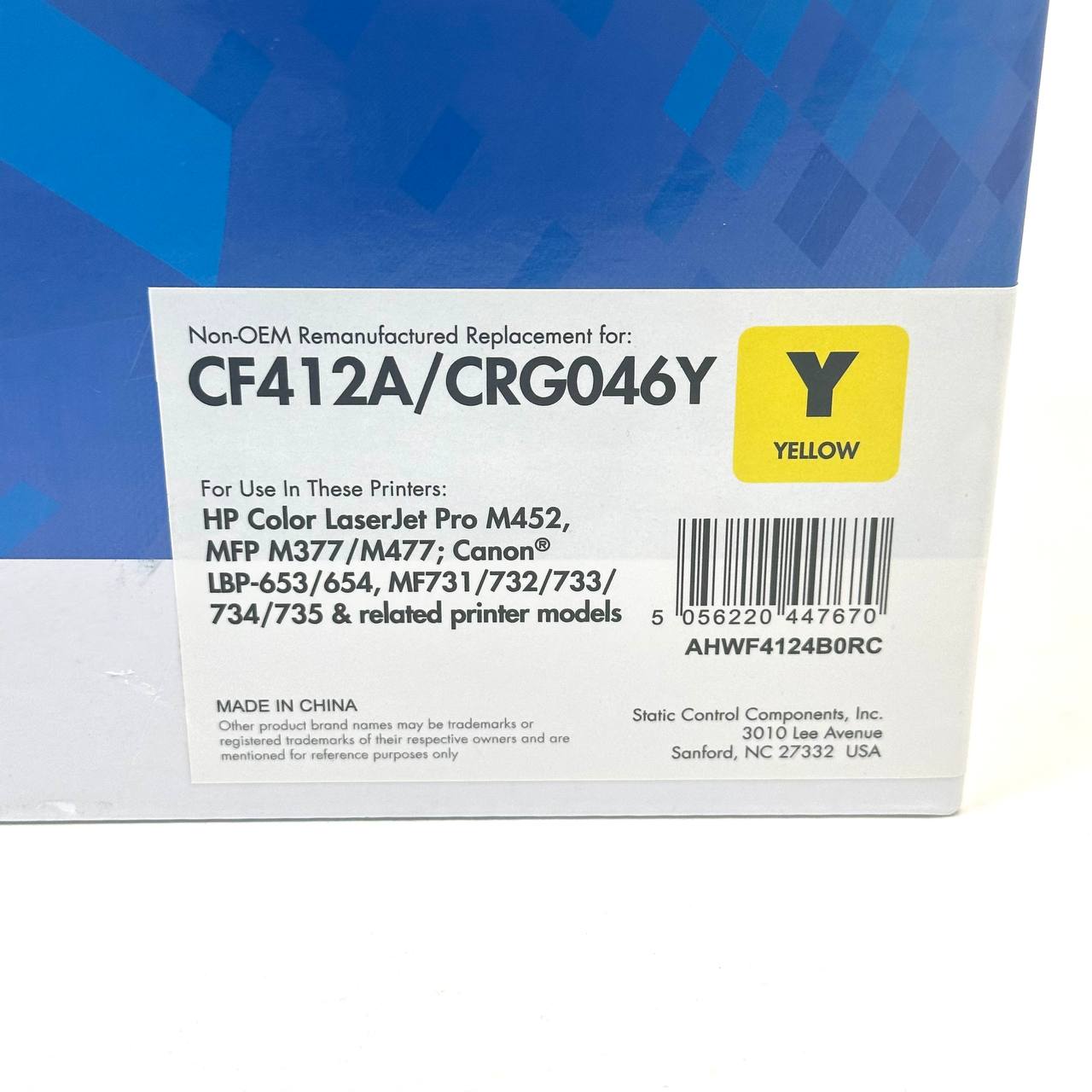 New Elevate Imaging Yellow Toner Cartridge for HP Laser Jet CF412A or HP 410A