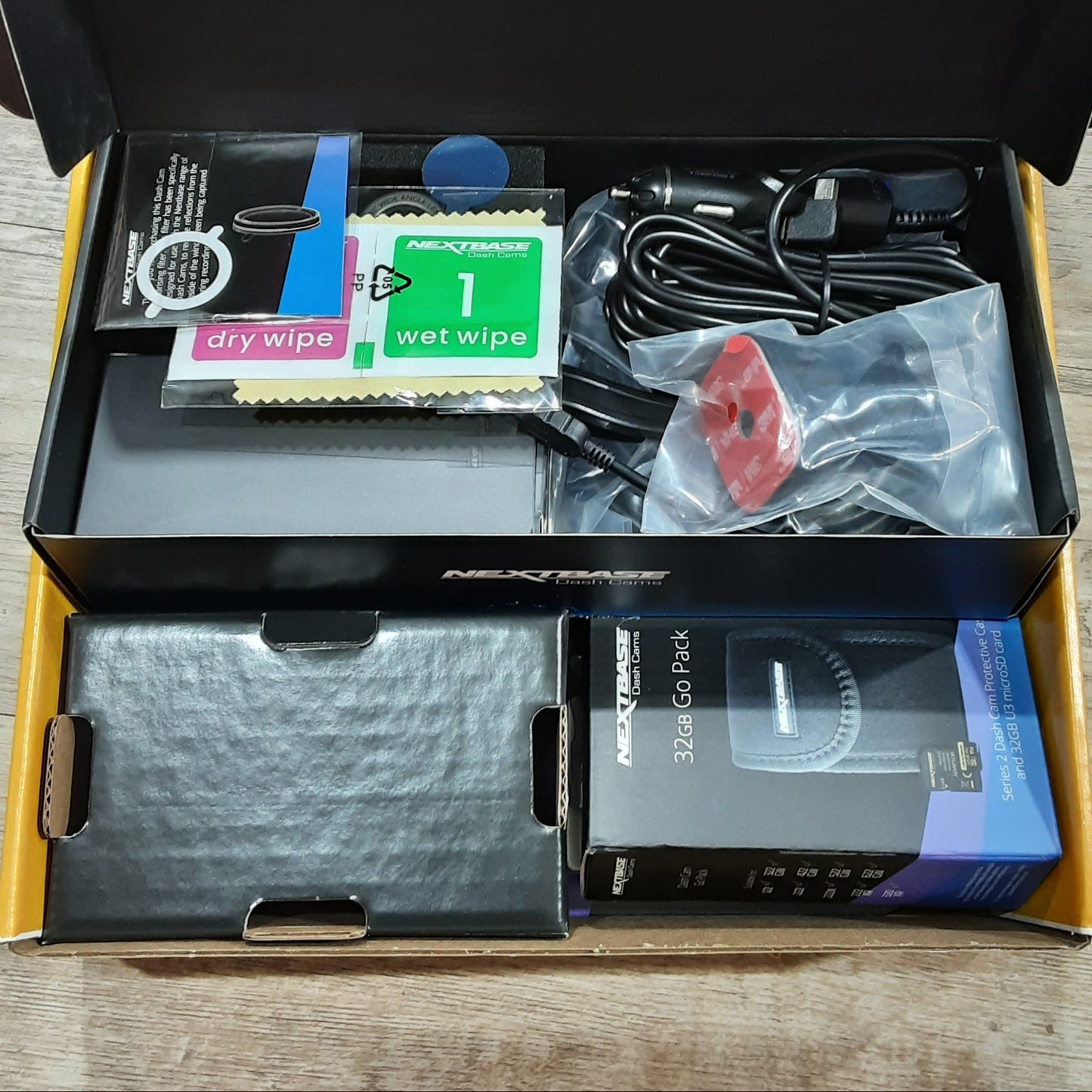 Nextbase 222XR Dash Camera + Rear Cam Bundle, Includes 32GB SD Card