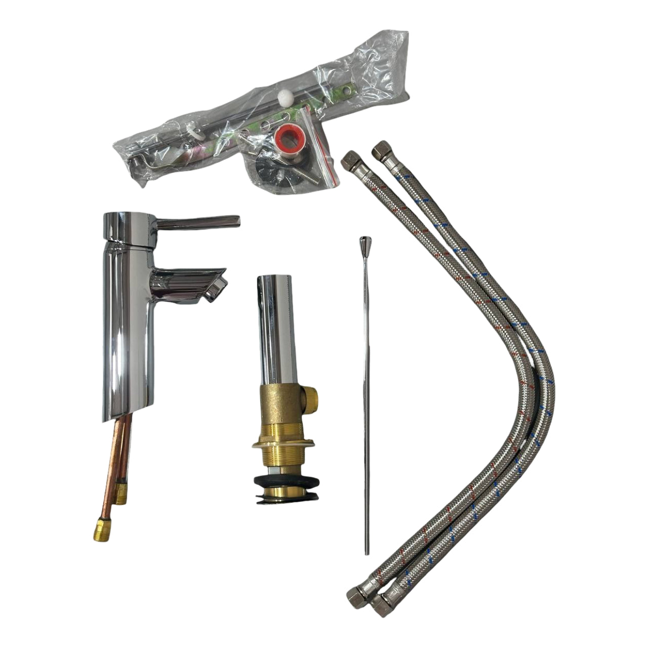 Cask Single Handle Bathroom Faucet in Chrome - Modern