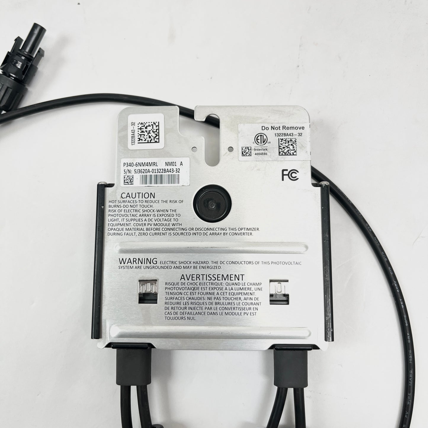 Solaredge Optimizer 340w/60v In=MC4 Out=1.8m NAM NM01