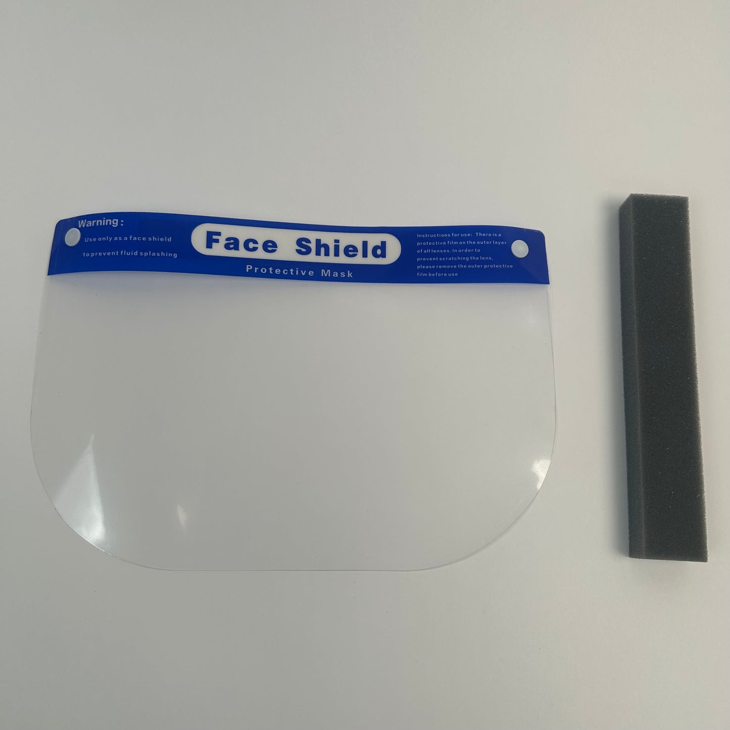 Face Shields Black Foam 30 pcs