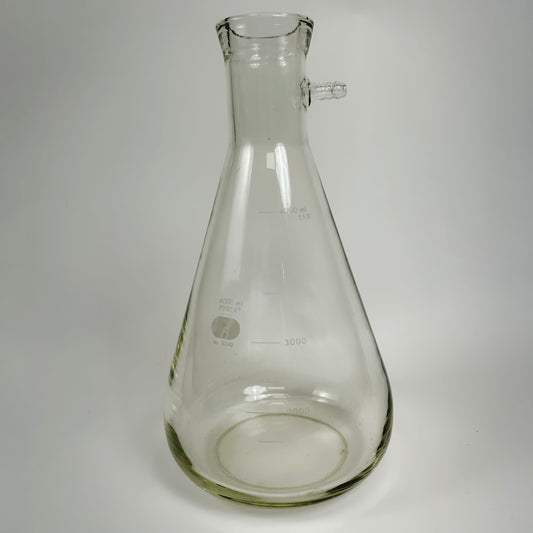 Pyrex 5340 Filtering Flask, 4000mL – Heavy-Wall Borosilicate Glass, 24/40 Sidearm