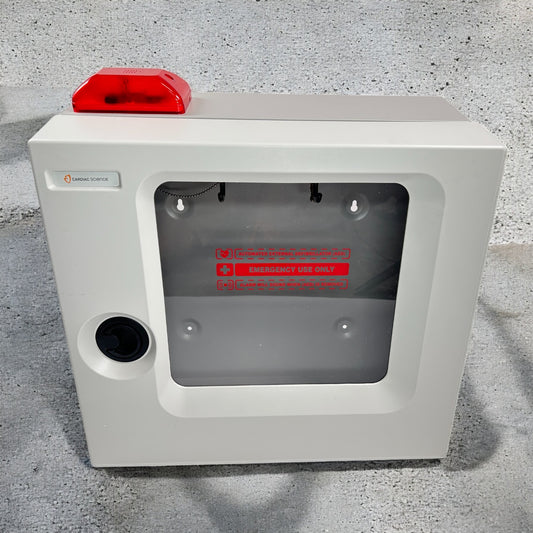 Cardiac Science DEFIBRILLATOR BOX Wall cabinet with Alarm