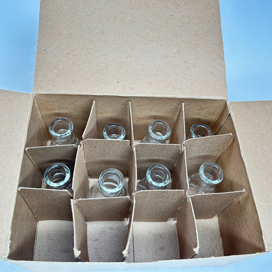 PYREX® 50 mL Narrow Mouth Erlenmeyer Flasks with Heavy Duty Rim Lot of 8