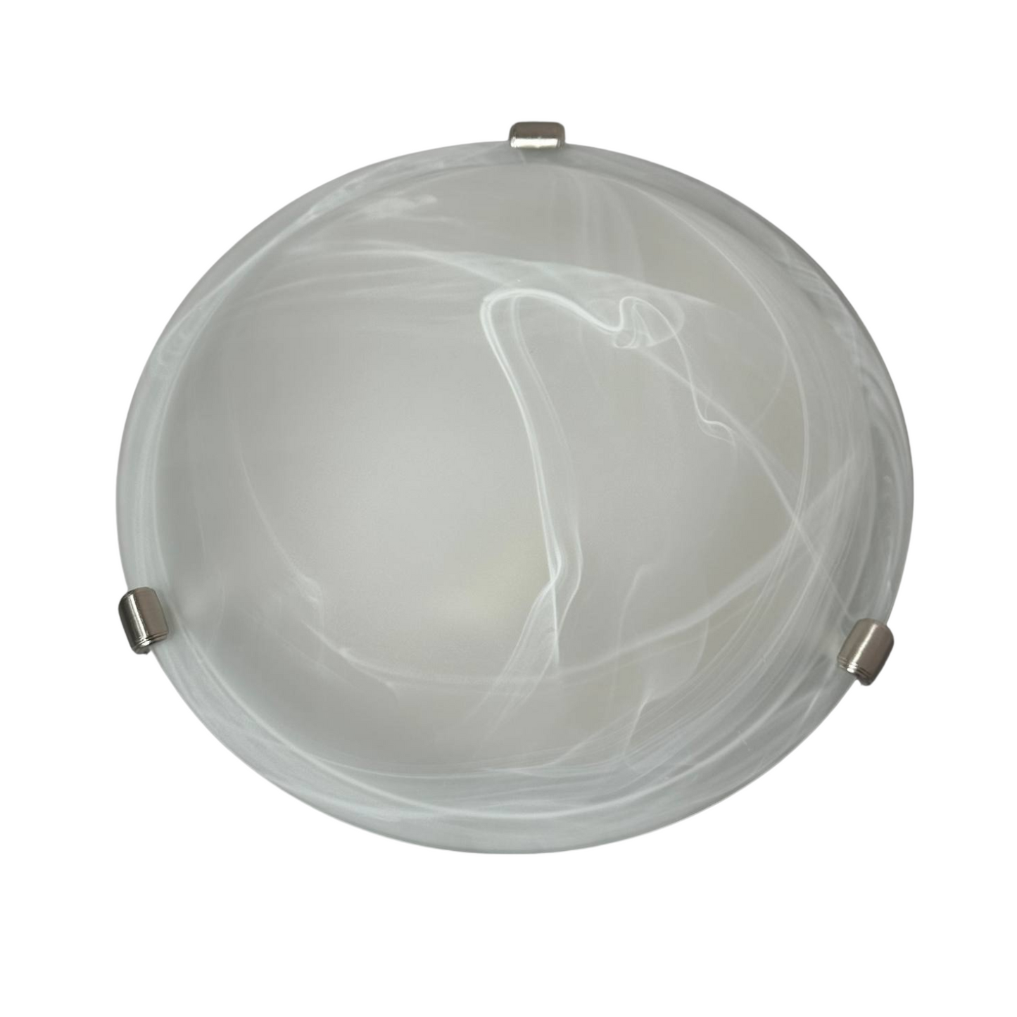 Cask Flush Light in Brushed Nickel - Smoke Effect - 2 Pack