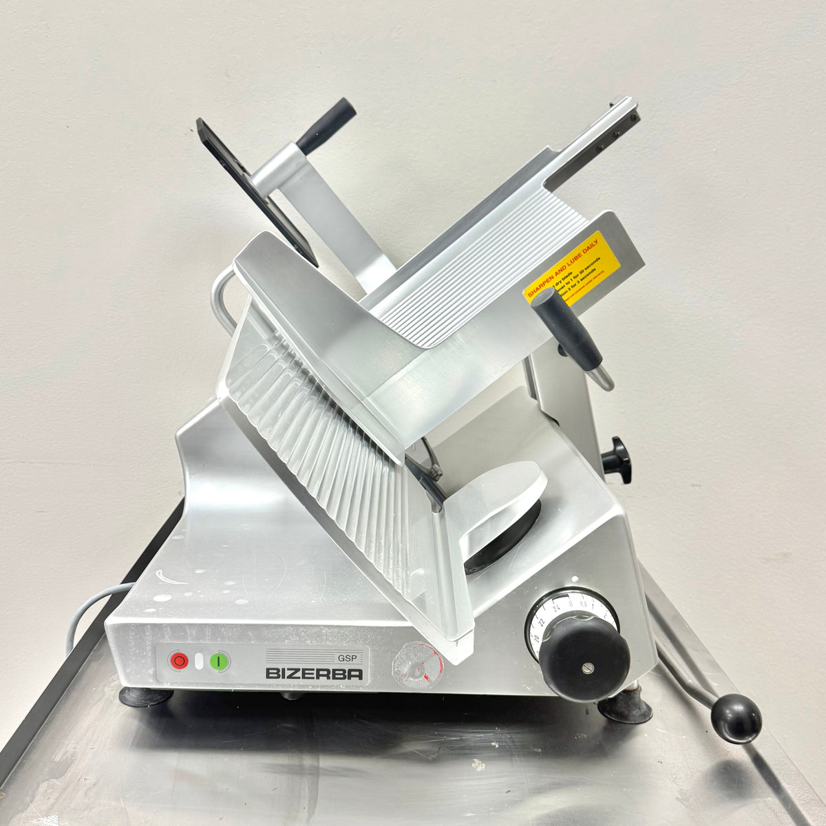 Bizerba GSP H Manual Commercial Heavy-Duty Meat & Deli Slicer