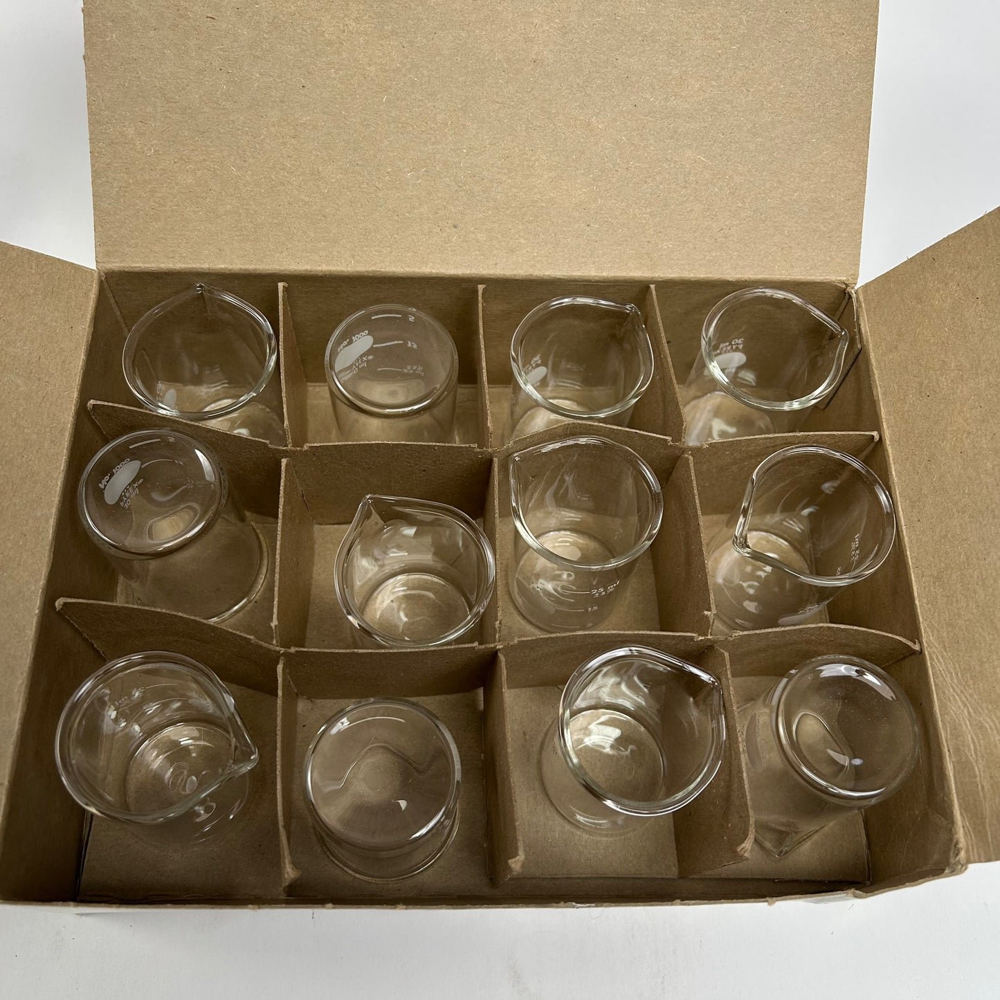 PYREX® Griffin Low Form 30 mL Beaker, Graduated Box of 12. Two boxes available.
