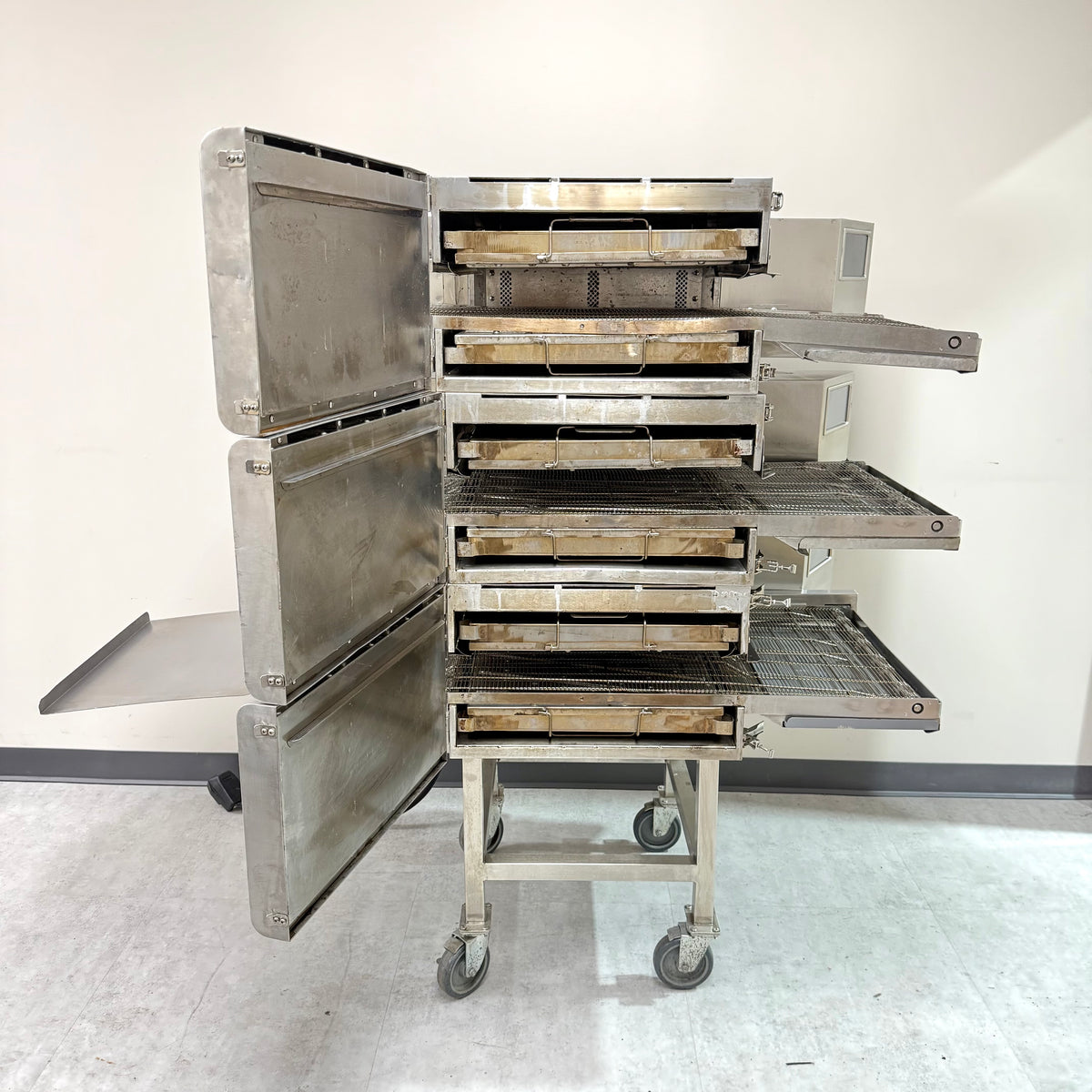 TurboChef Commercial High-Speed Pizza Oven – Triple Stacked Electric Rapid Cook Oven System