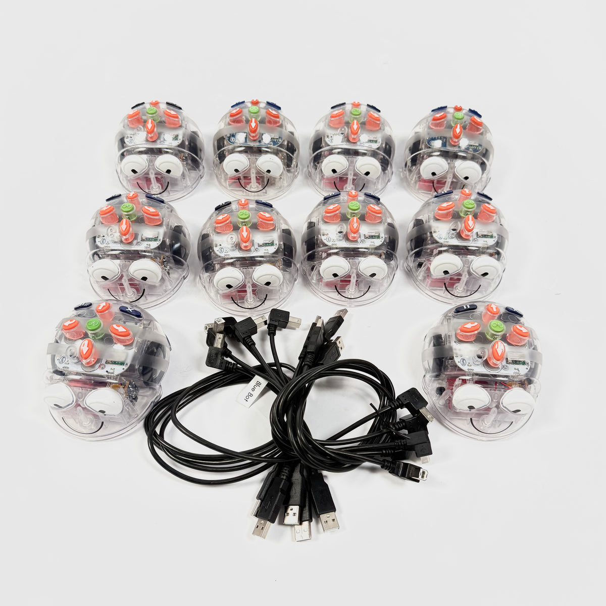 Lot of 10 Blue-Bot Programmable Coding Robot – Bluetooth Educational STEM Learning Robot