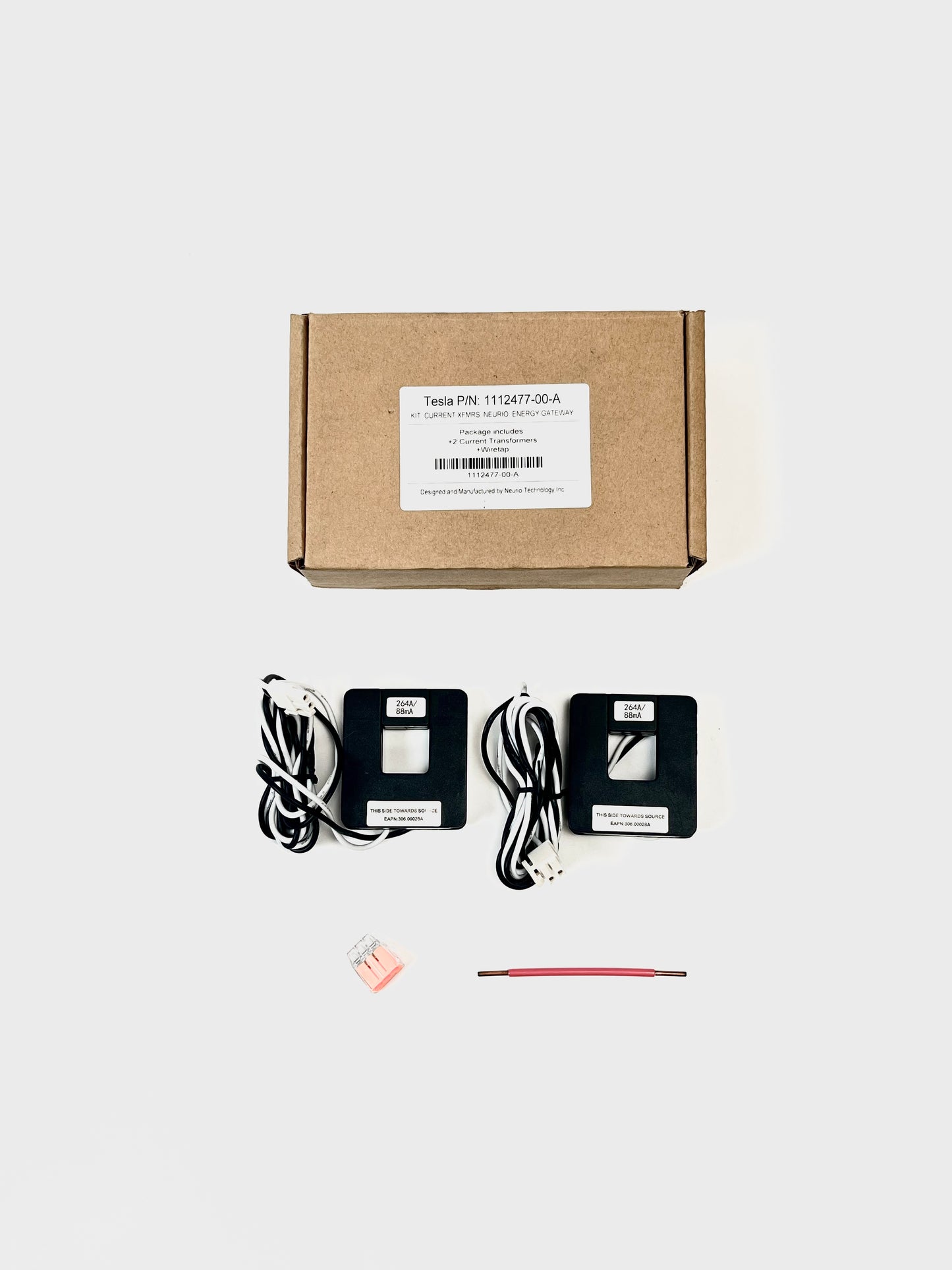 Tesla 1112477-00-A (2 Current Transformers and Wiretap) New in Box