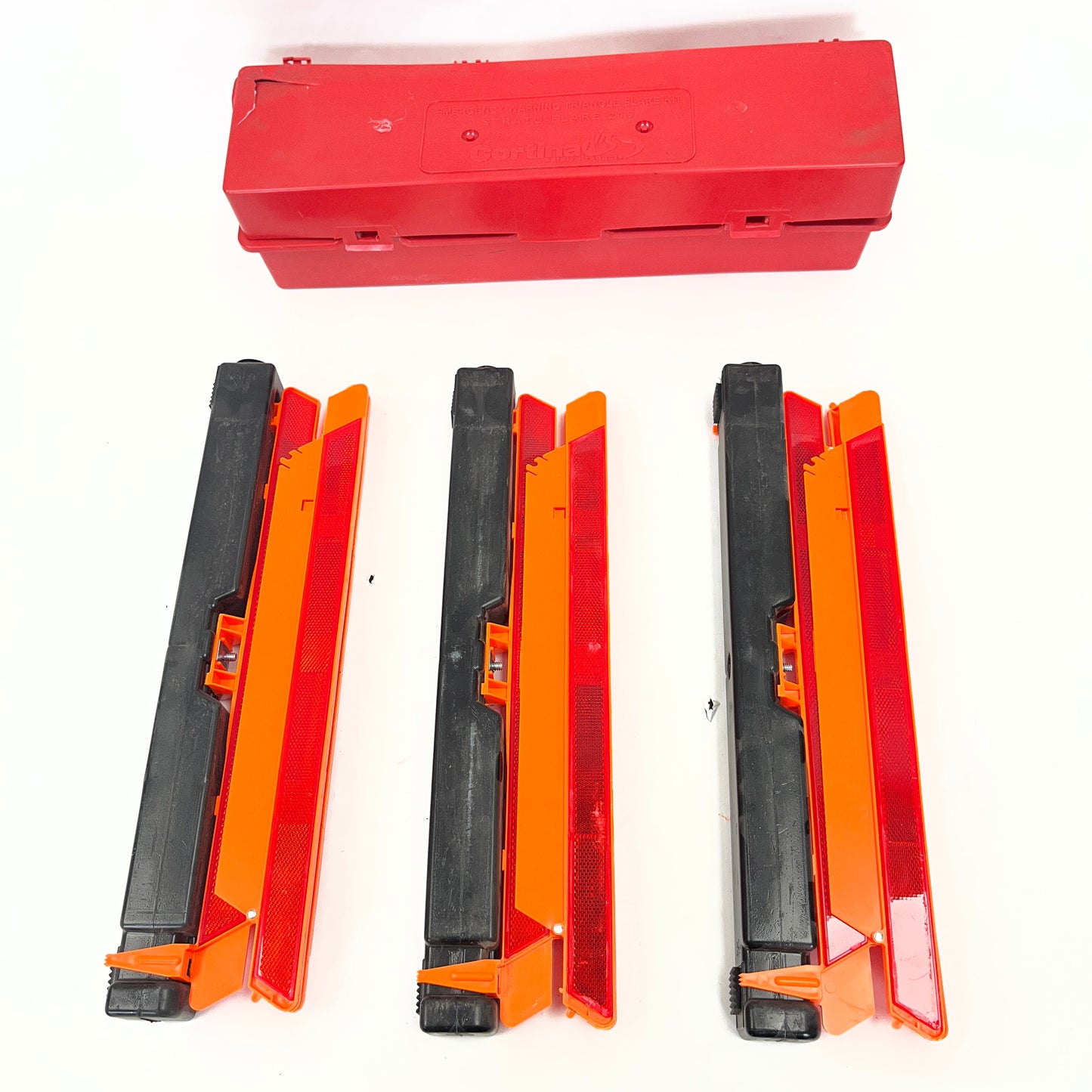 New Cortina Emergency Warning Triangle 3 Pack DOT Approved Reflective Roadside Kit