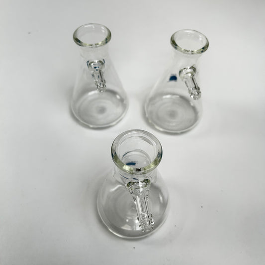 PYREX® VISTA™ 125 mL Micro Filtering Flasks with Sidearm Tubulation Lot of 3