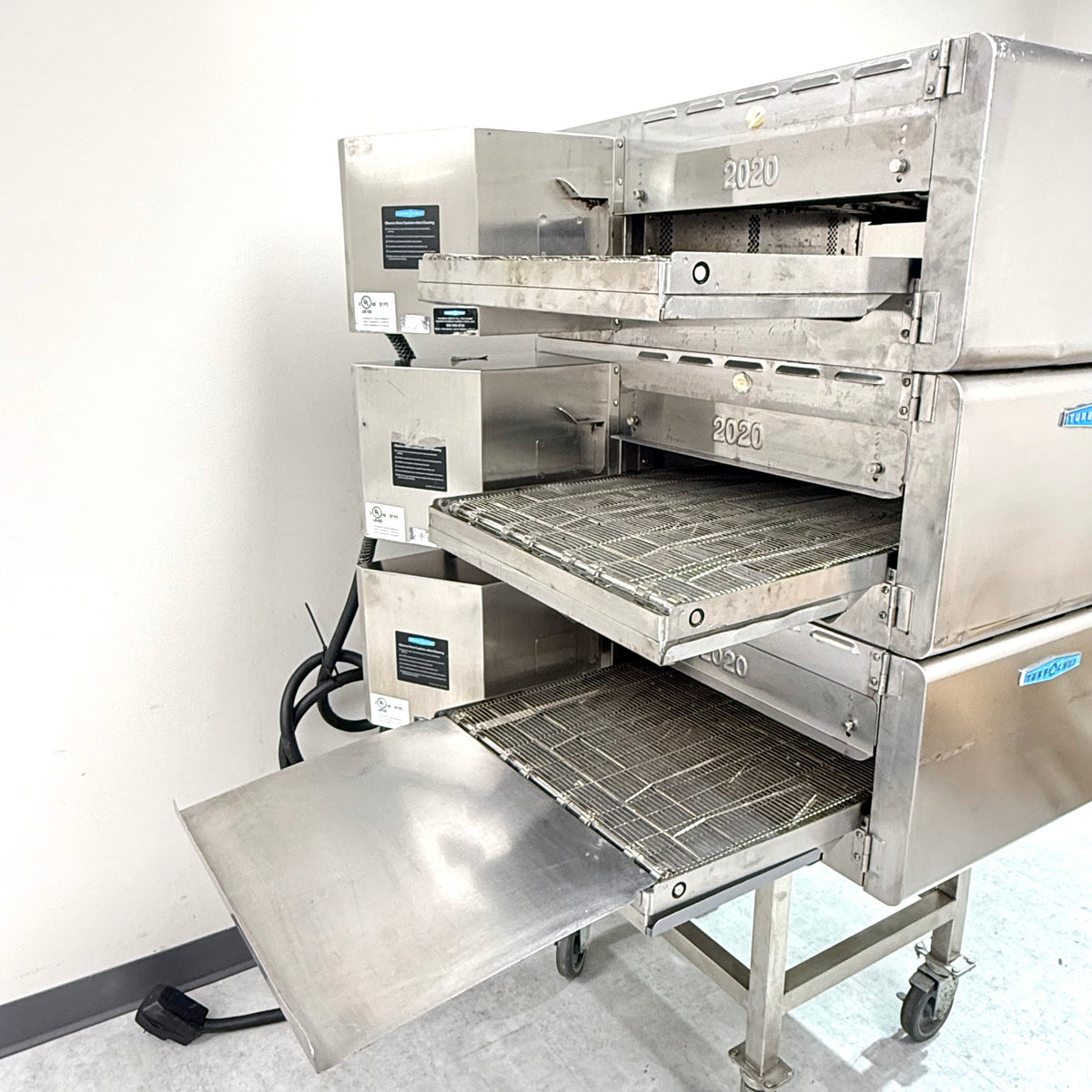 TurboChef Commercial High-Speed Pizza Oven – Triple Stacked Electric Rapid Cook Oven System