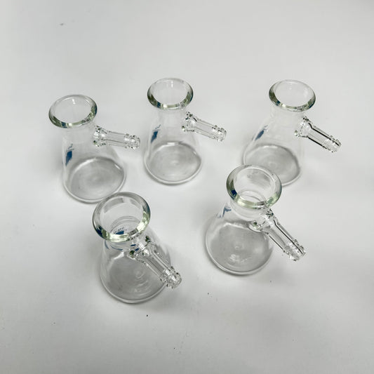 PYREX® VISTA™ 50 mL Micro Filtering Flasks with Sidearm Tubulation Lot of 5