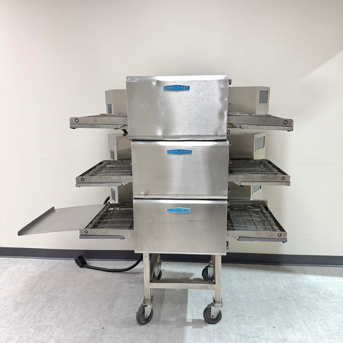 TurboChef Commercial High-Speed Pizza Oven – Triple Stacked Electric Rapid Cook Oven System